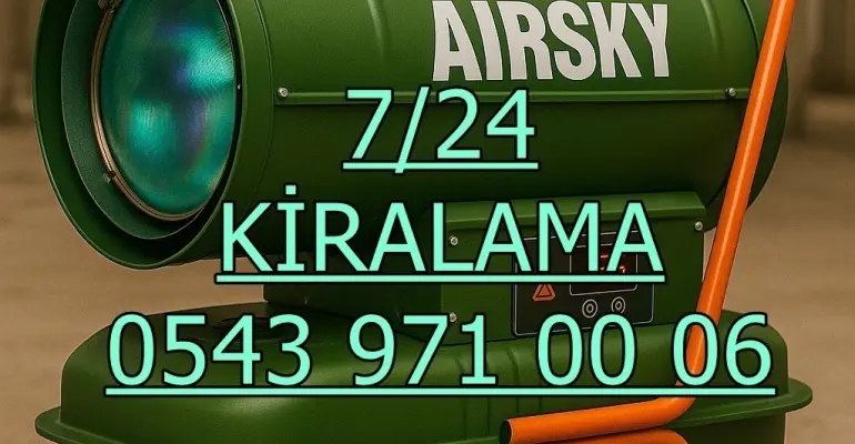 Adalar ve Arnavutköy ve Ataşehir Mazotlu Elektrikli Isımak Isıtıcı Kiralama