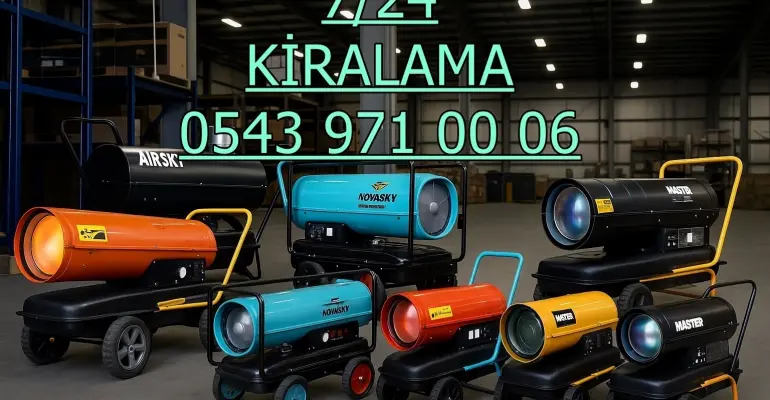 Bakırköy ve Başakşehir ve Bayrampaşa Mazotlu Elektrikli Isımak Isıtıcı Kiralama