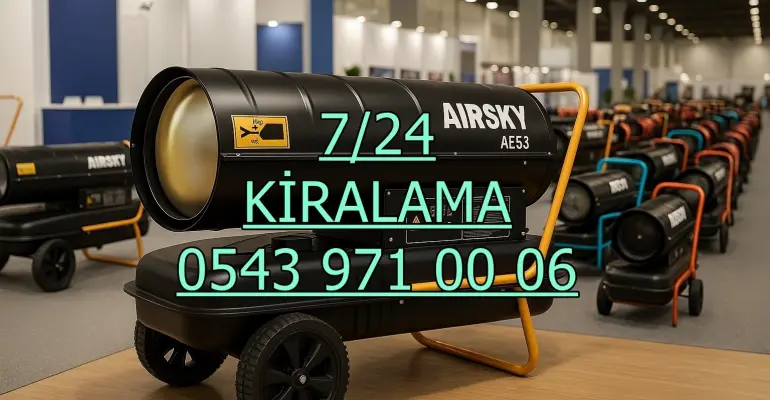 Güngören ve Kadıköy ve Kağıthane Mazotlu Elektrikli Isımak Isıtıcı Kiralama